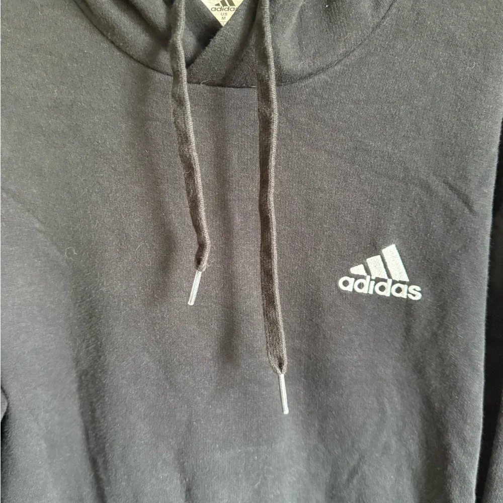 Men’s M Black Adidas Athletic/Casual Long Sleeve Hoodie